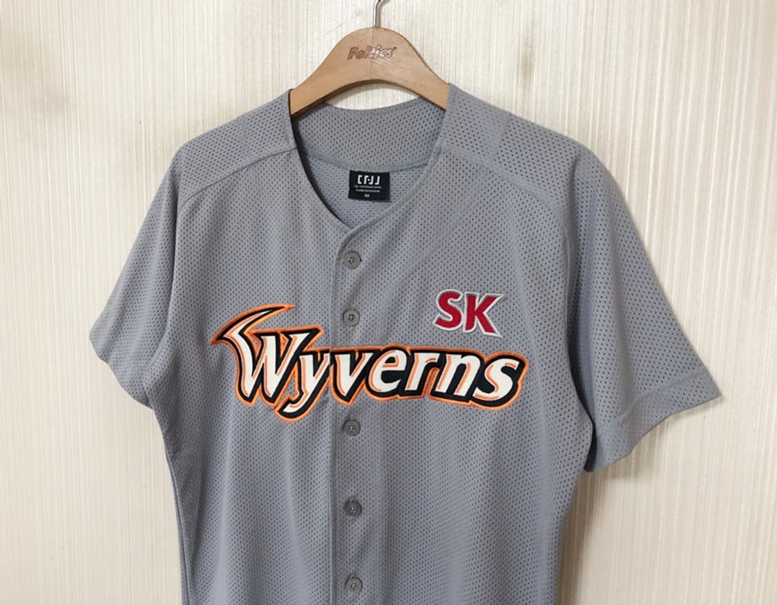 KBO SK와이번스 그레이 홈유니폼/져지 90 #62 한동민(한유섬) 상품이미지7