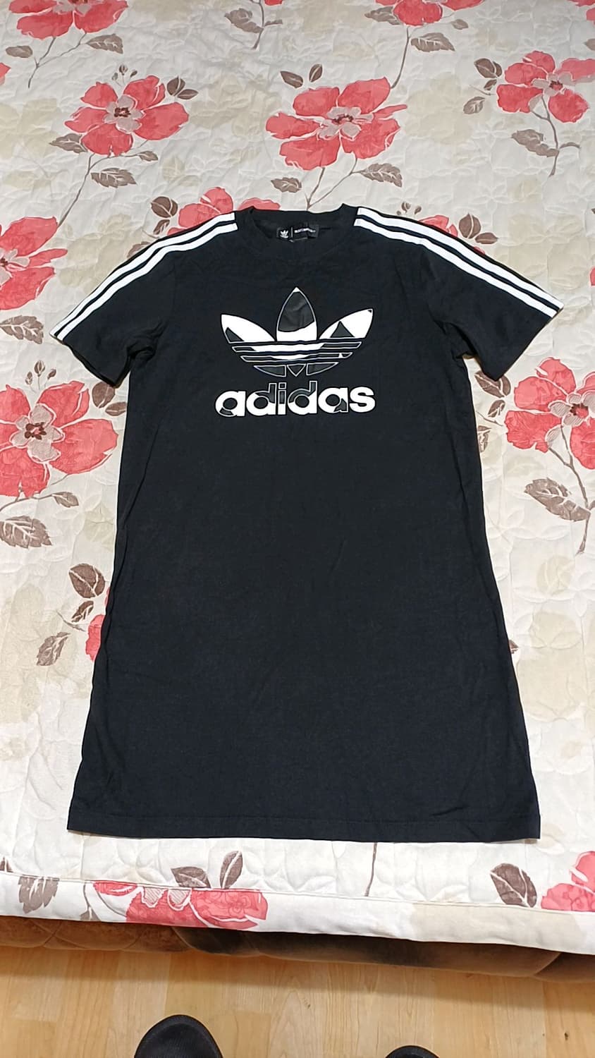 아디다스 면티원피스 85 여성55 가슴46 기장85 상품이미지1