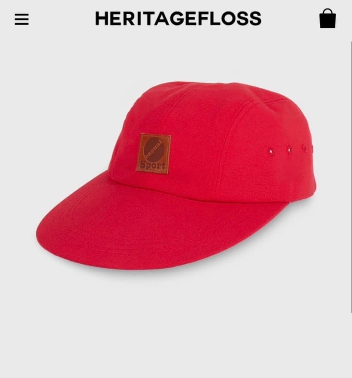 [헤리티지플로스] 롱빌캡 _레트컬러 상품이미지1
