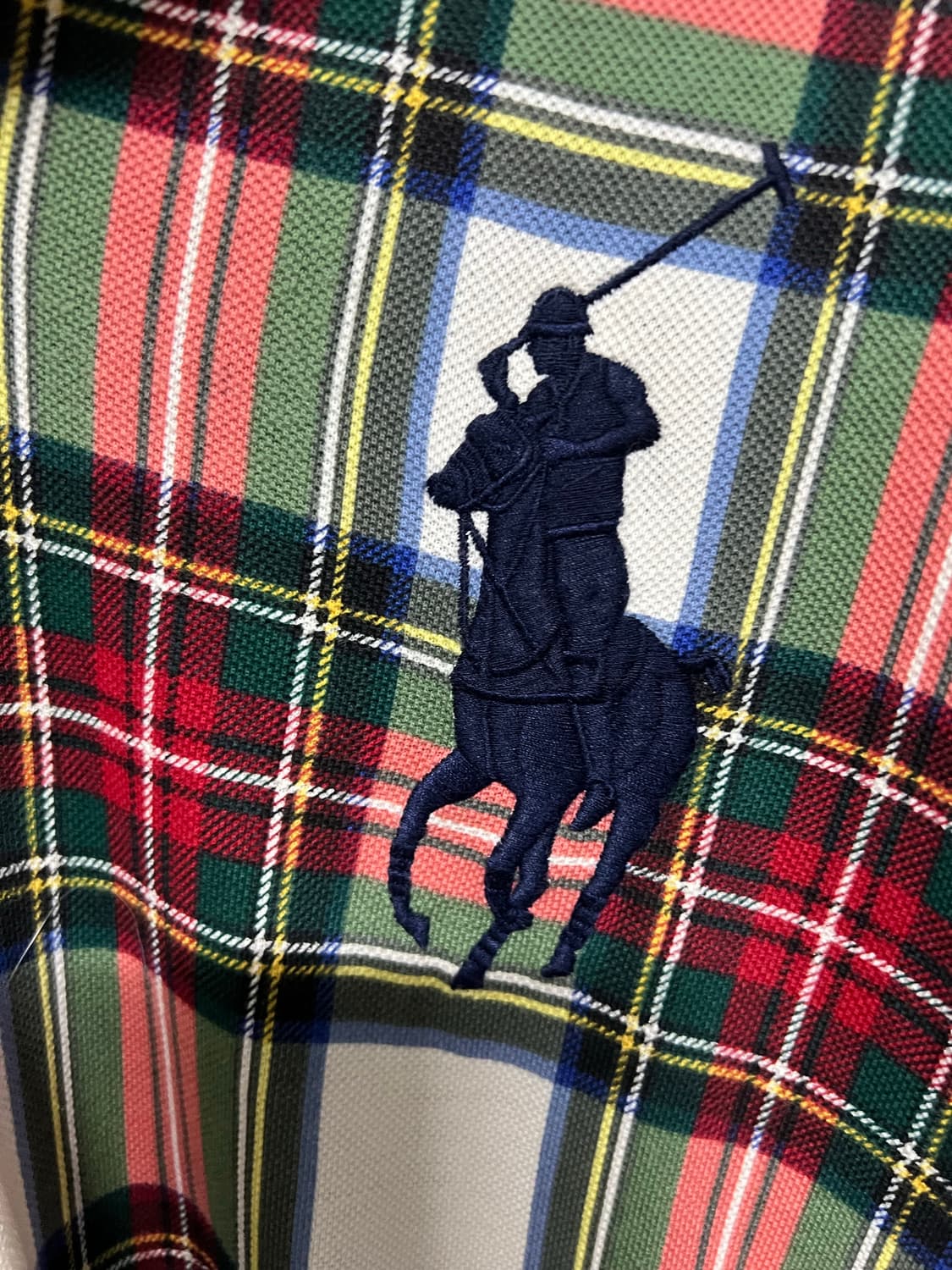 빅 포니 플레이드 폴로 셔츠 상품이미지2