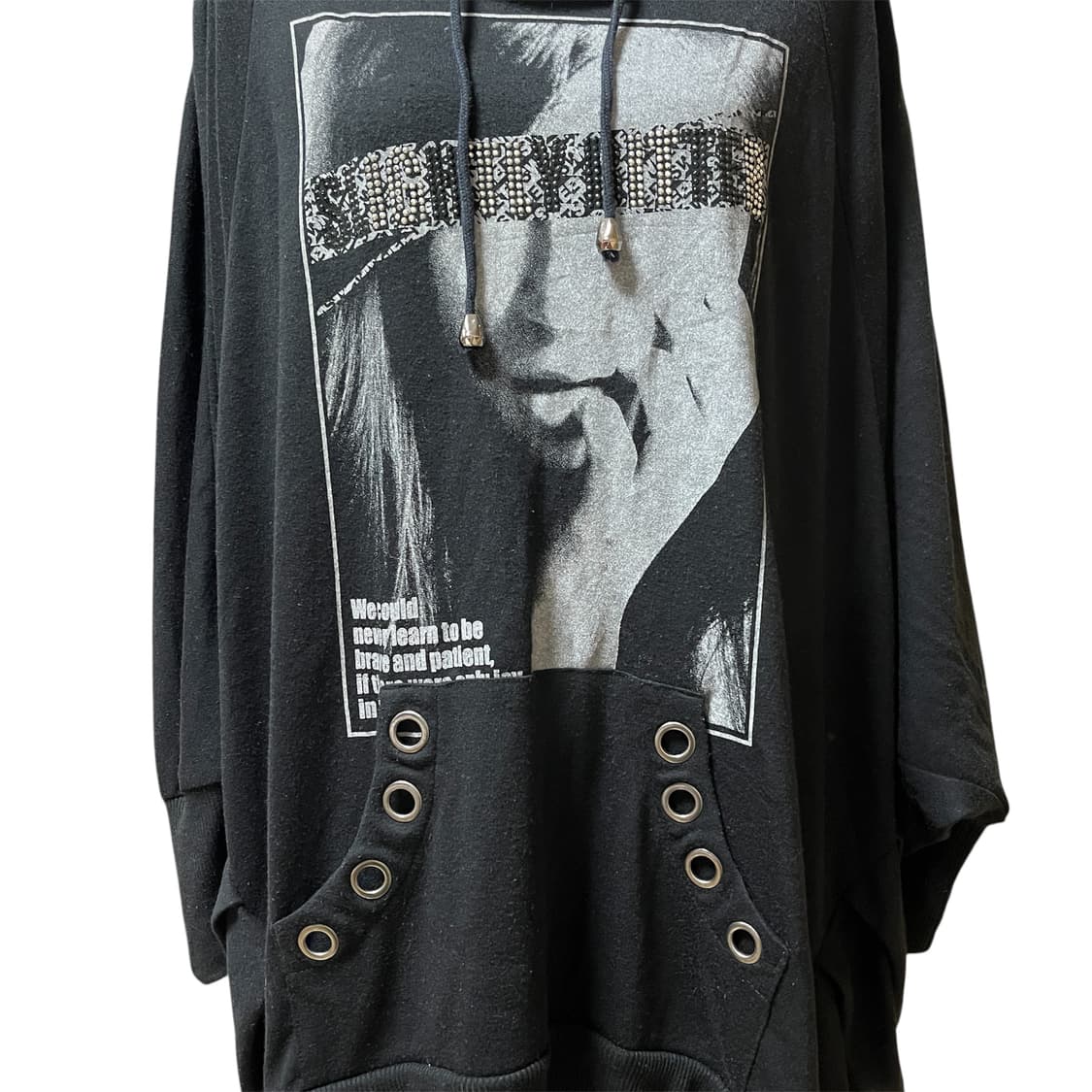 [Vintage] Rock Chic Eyelet Hoodie Dress 상품이미지6