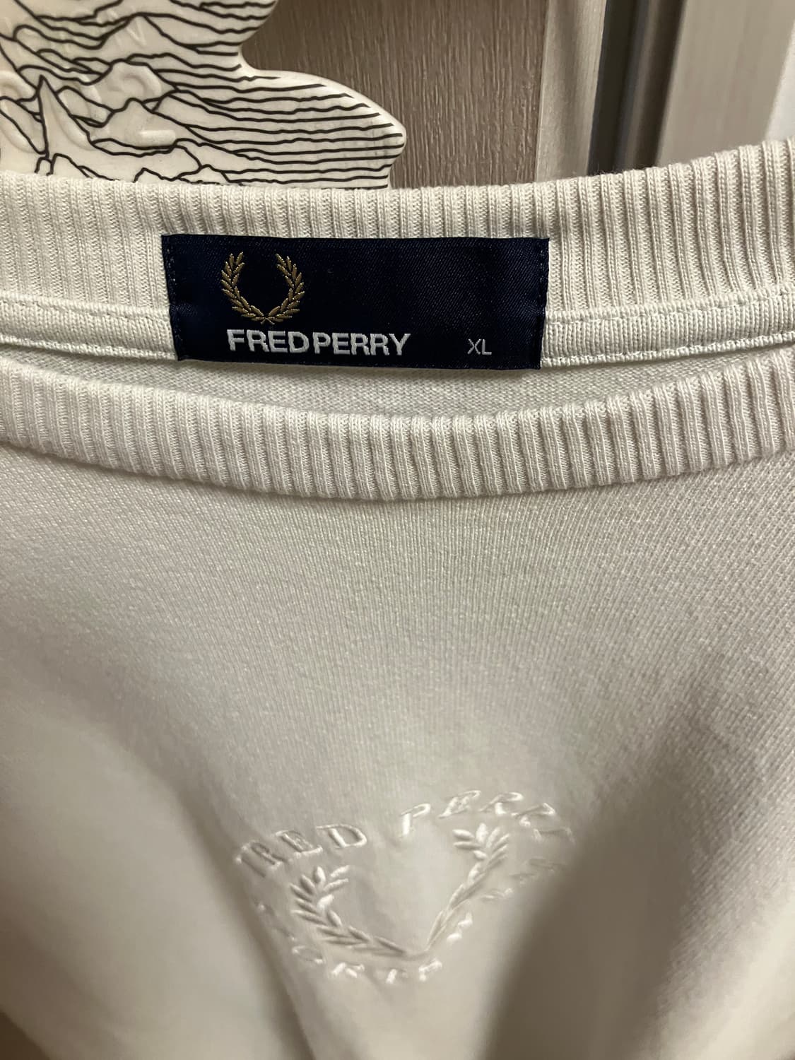 (XL) 프레드페리 자수 반팔 티셔츠 상품이미지4