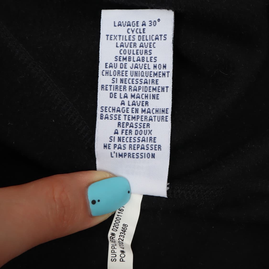 폴로 랄프로렌 블랙 플리스 집업 베스트 상품이미지10