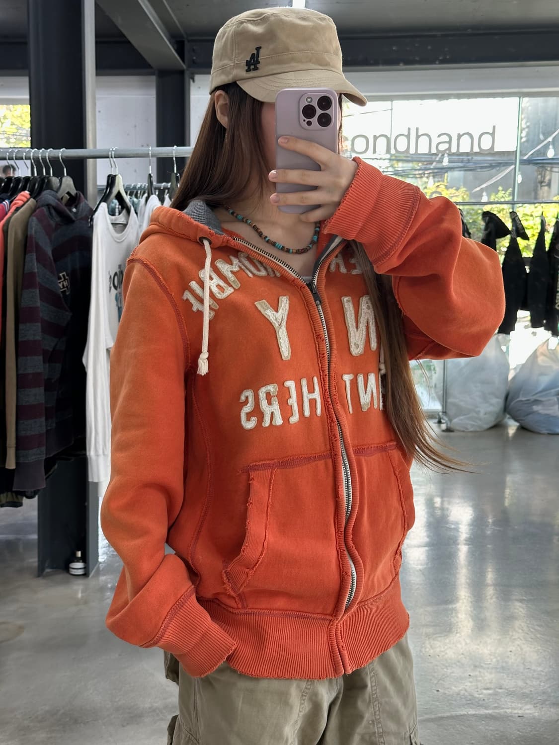 아베크롬비 머슬핏 데미지 그라데이션 후드집업  상품이미지4