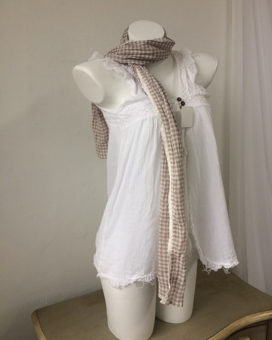 check pattern scarf 상품이미지3