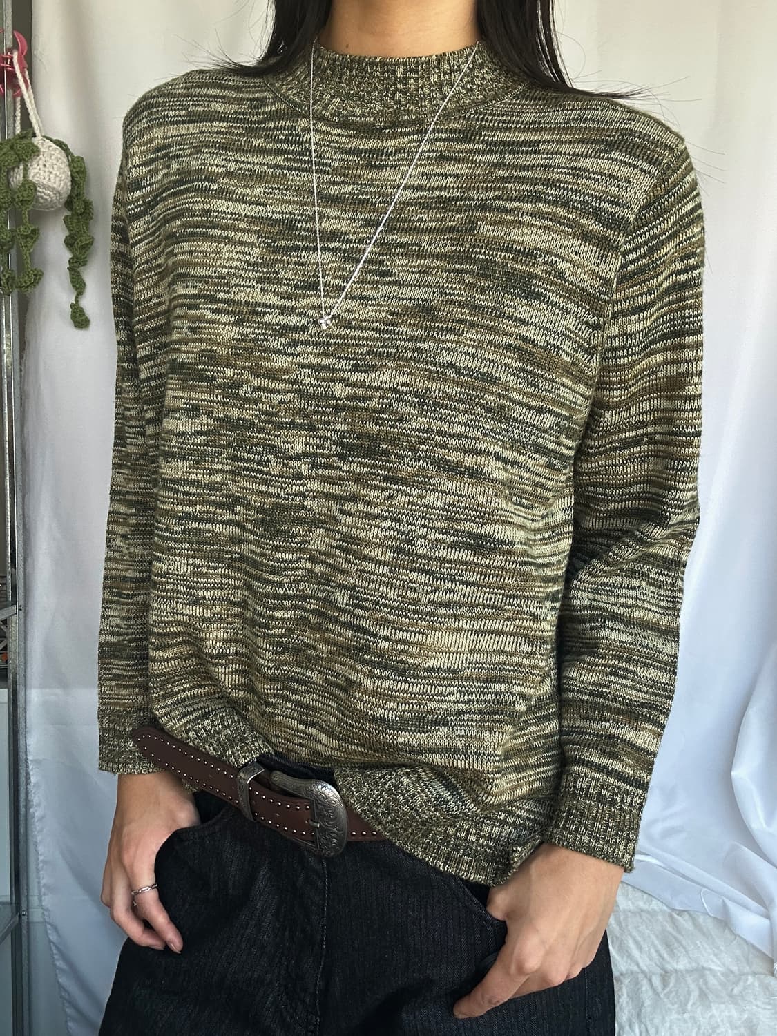 빈티지 패턴 니트 상품이미지3