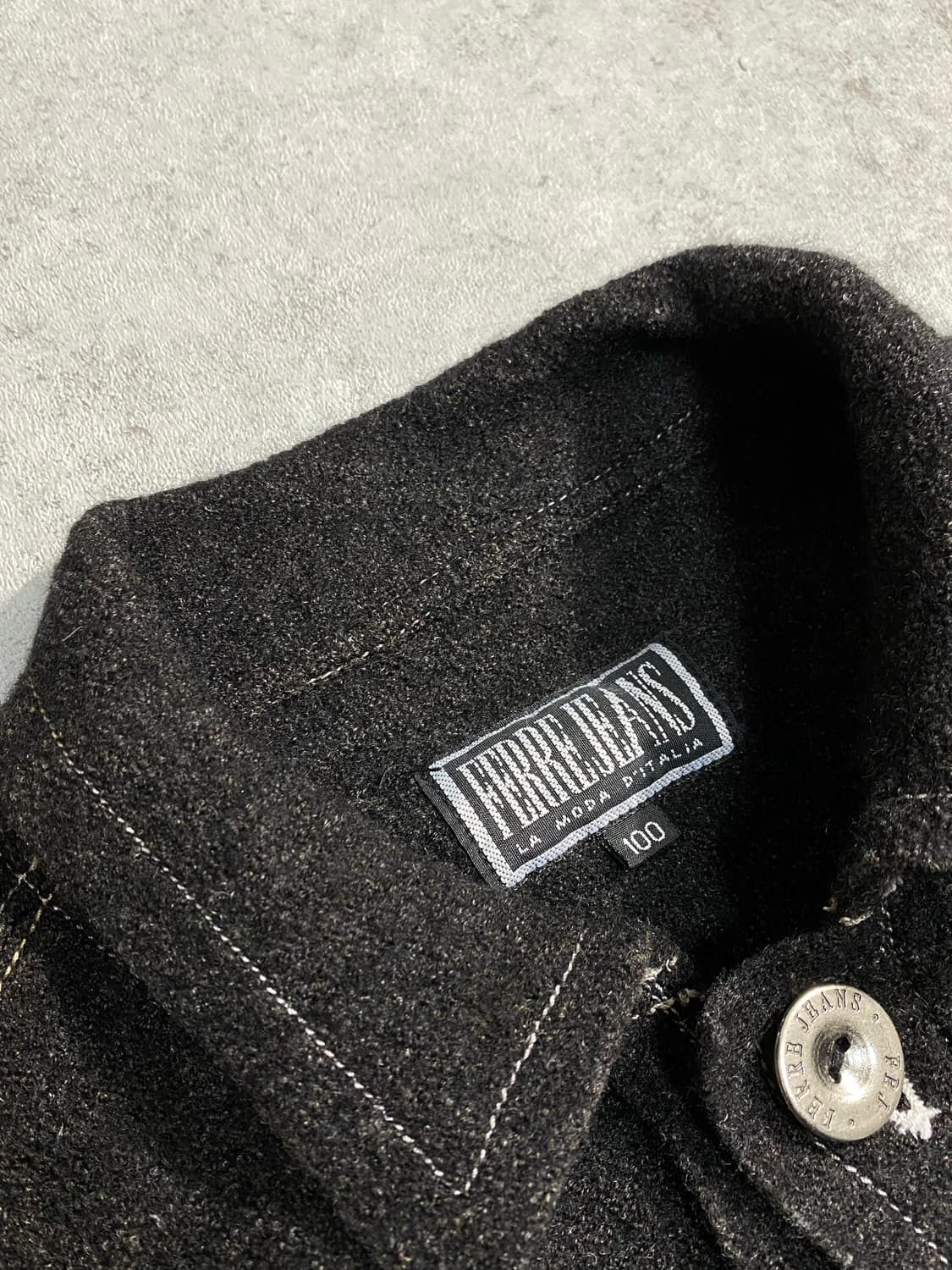 [100]90s 지안프랑코페레 아카이브 리버스 울 셔츠자켓 상품이미지7