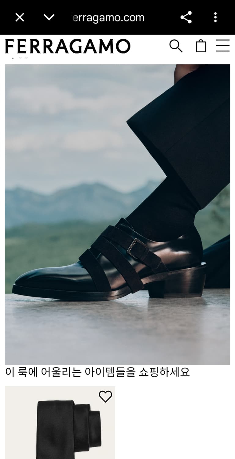 새상품 페라가모 컬렉션 버클 구두(국내 매장판/290만원대) 상품이미지1