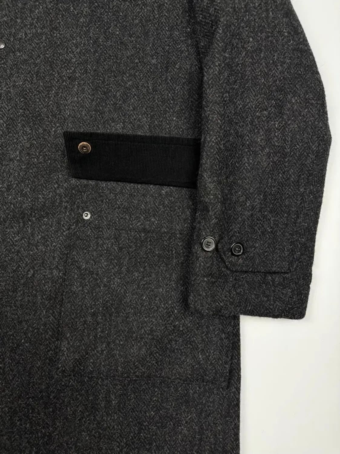 (105) 이스트로그 해리스트위드 오피서 코트 상품이미지5