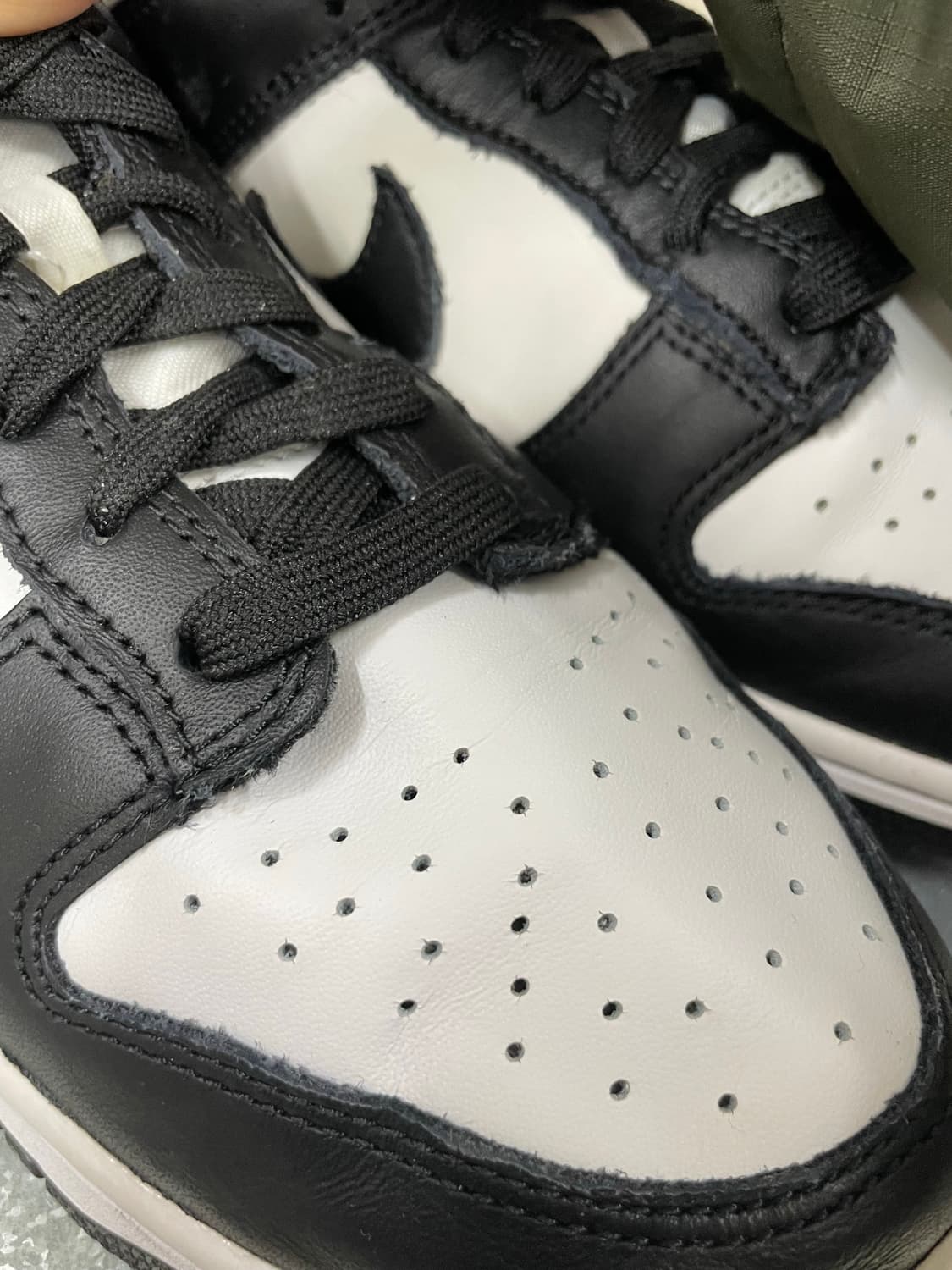 나이키 덩크 로우 레트로 블랙 260 상품이미지8