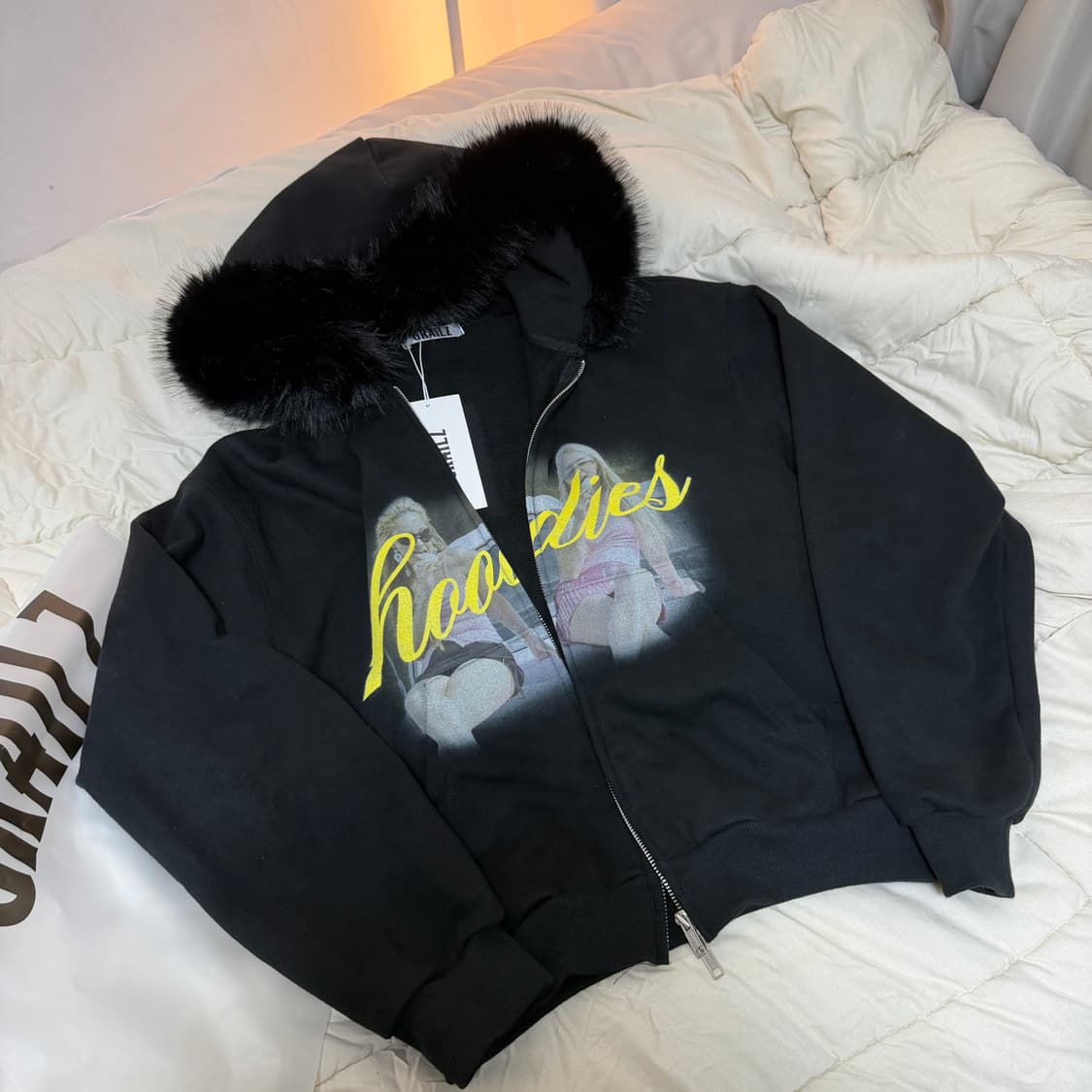 Grailz 그레일즈 트윈 퍼 후드집업 블랙(1) 상품이미지4