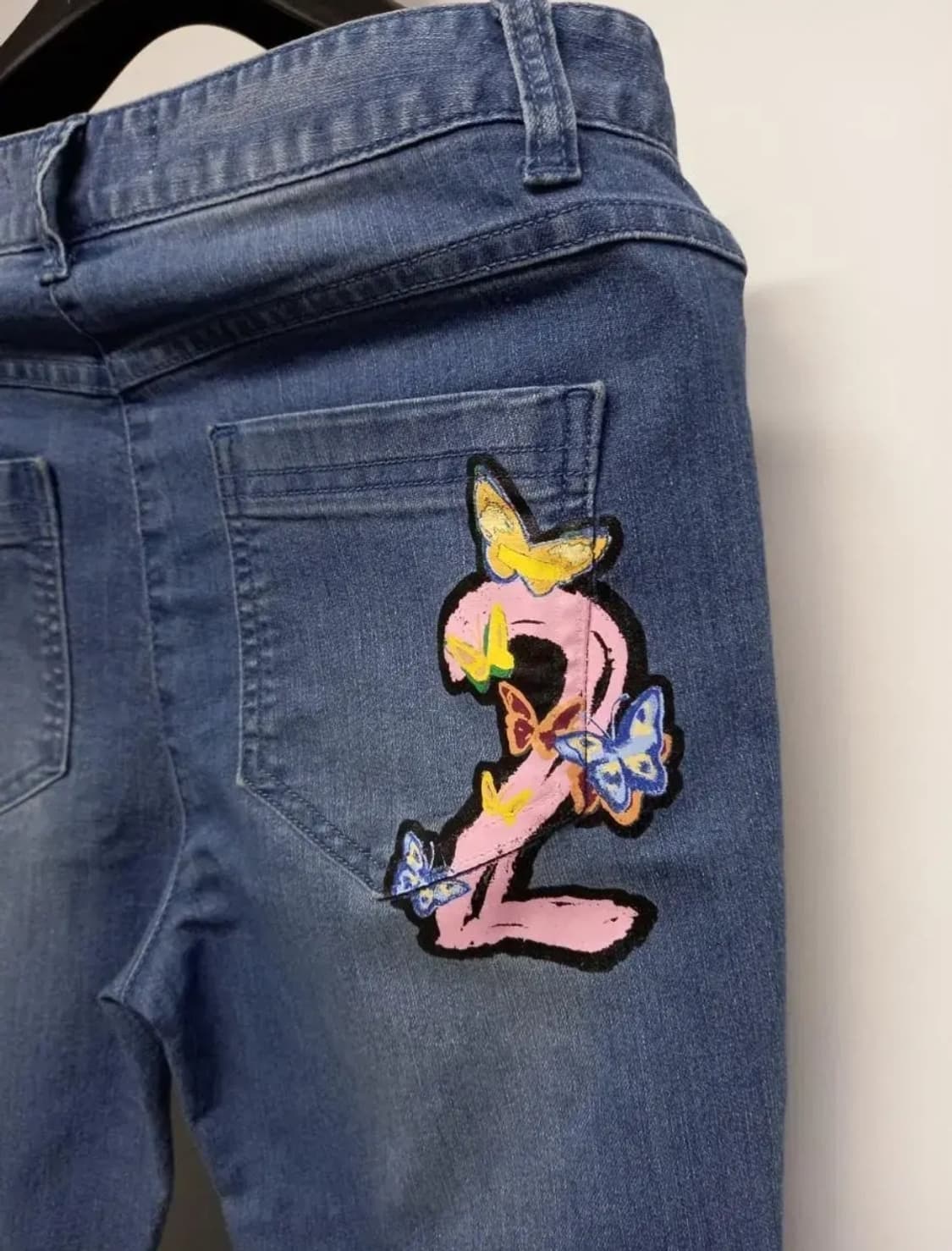 오즈세컨 9부8부 블루진 데님 팬츠 55 상품이미지6