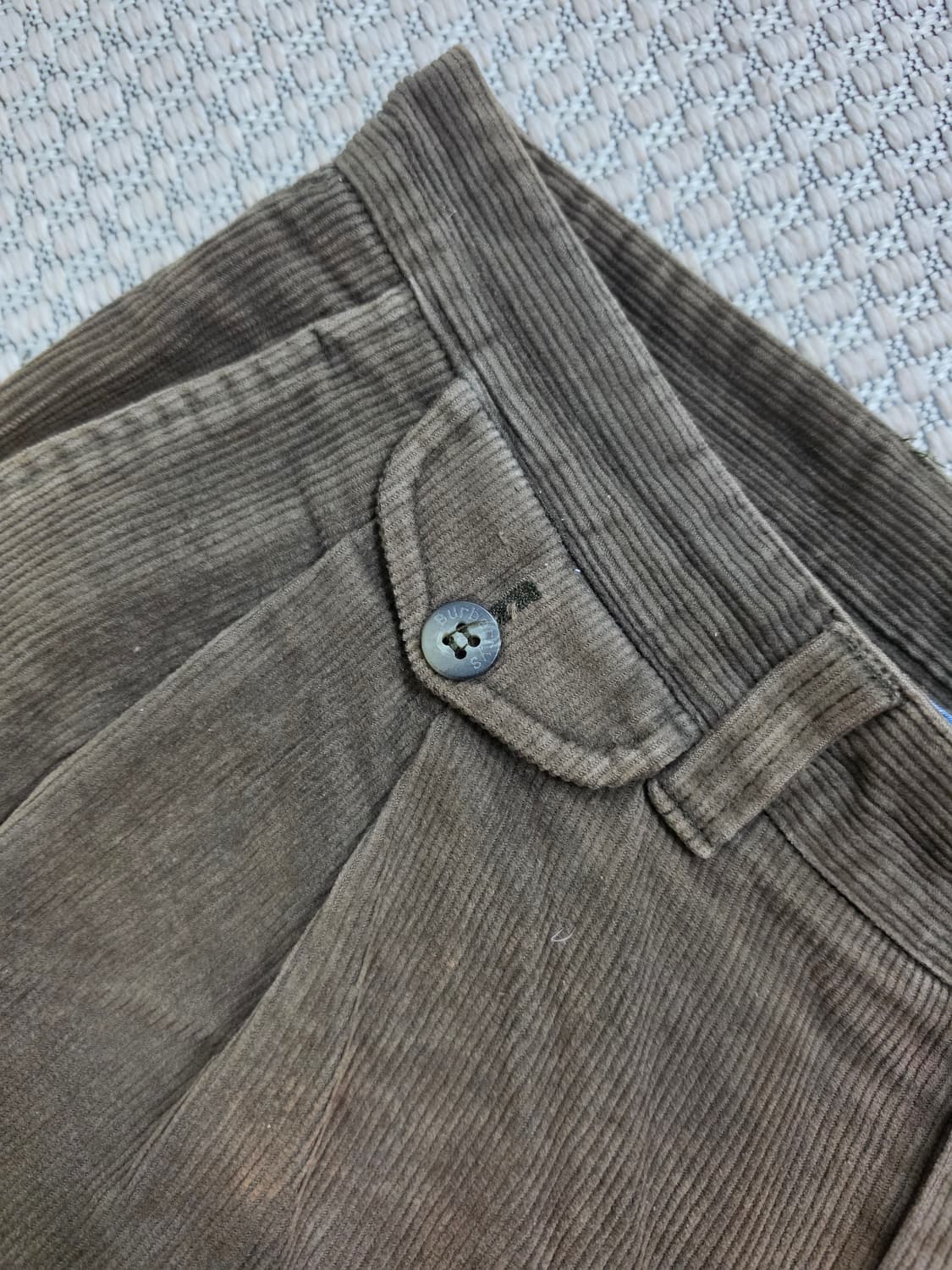 80s/90s 버버리 코듀로이 바지 상품이미지8