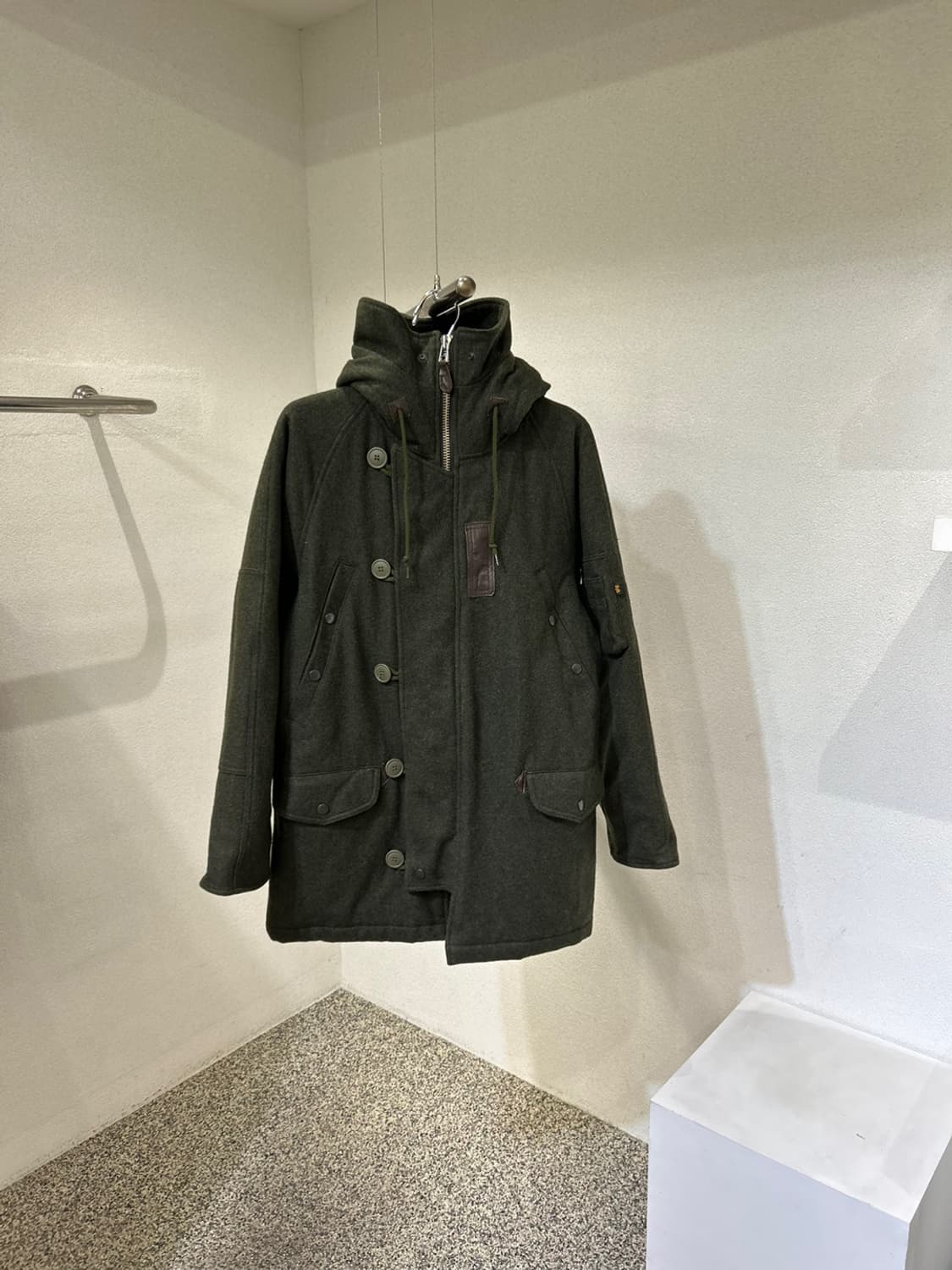 알파인더스트리 후드 울 점퍼 상품이미지1