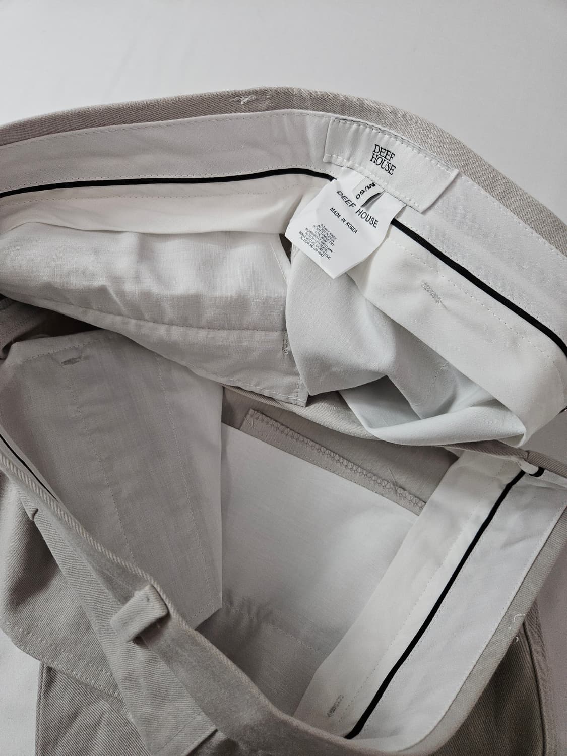 (새상품) 딥하우스 워크 치노팬츠 코튼 바지 슬랙스 M 50 상품이미지6