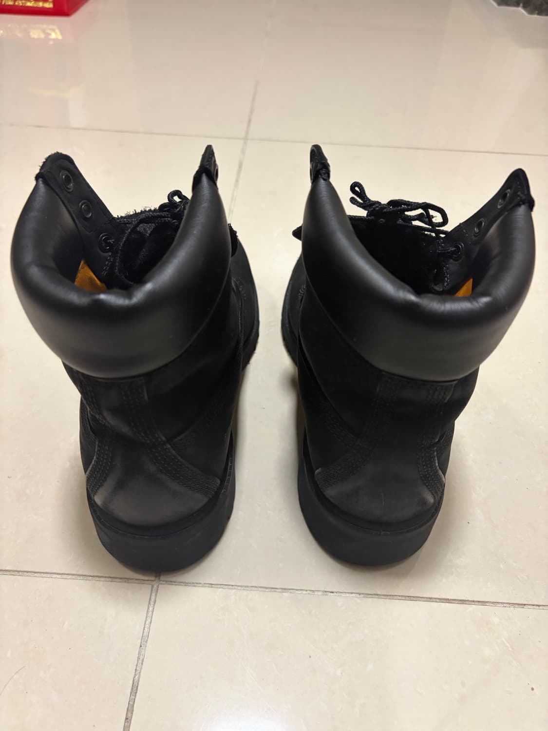 팀버랜드 6인치 부츠 블랙 상품이미지2