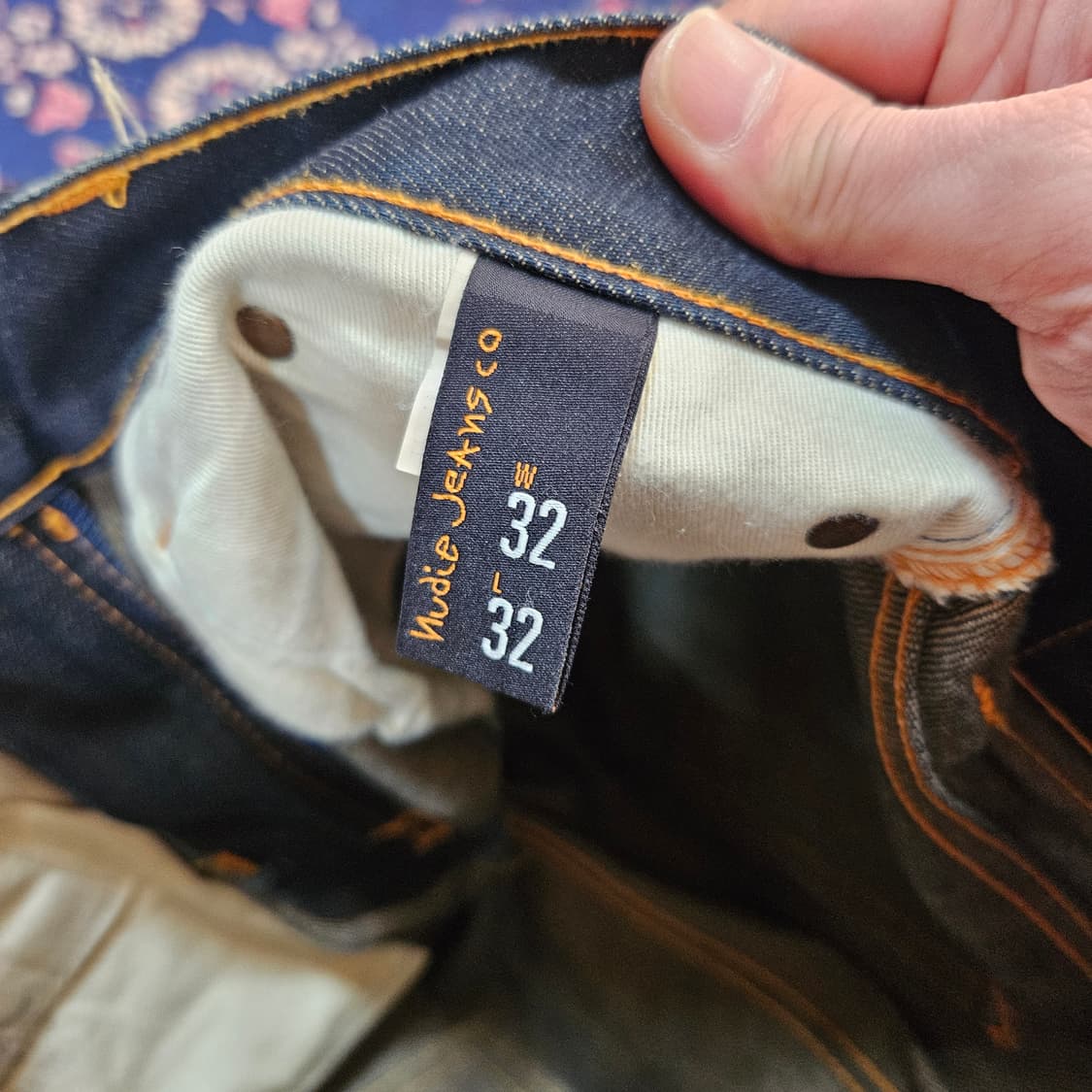 누디진 슬림 스트레이트 데님 팬츠 상품이미지7