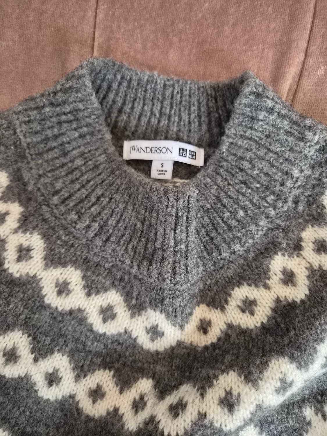 유니클로 JW앤더슨 여성 노르딕울니트 S사이즈 상품이미지6