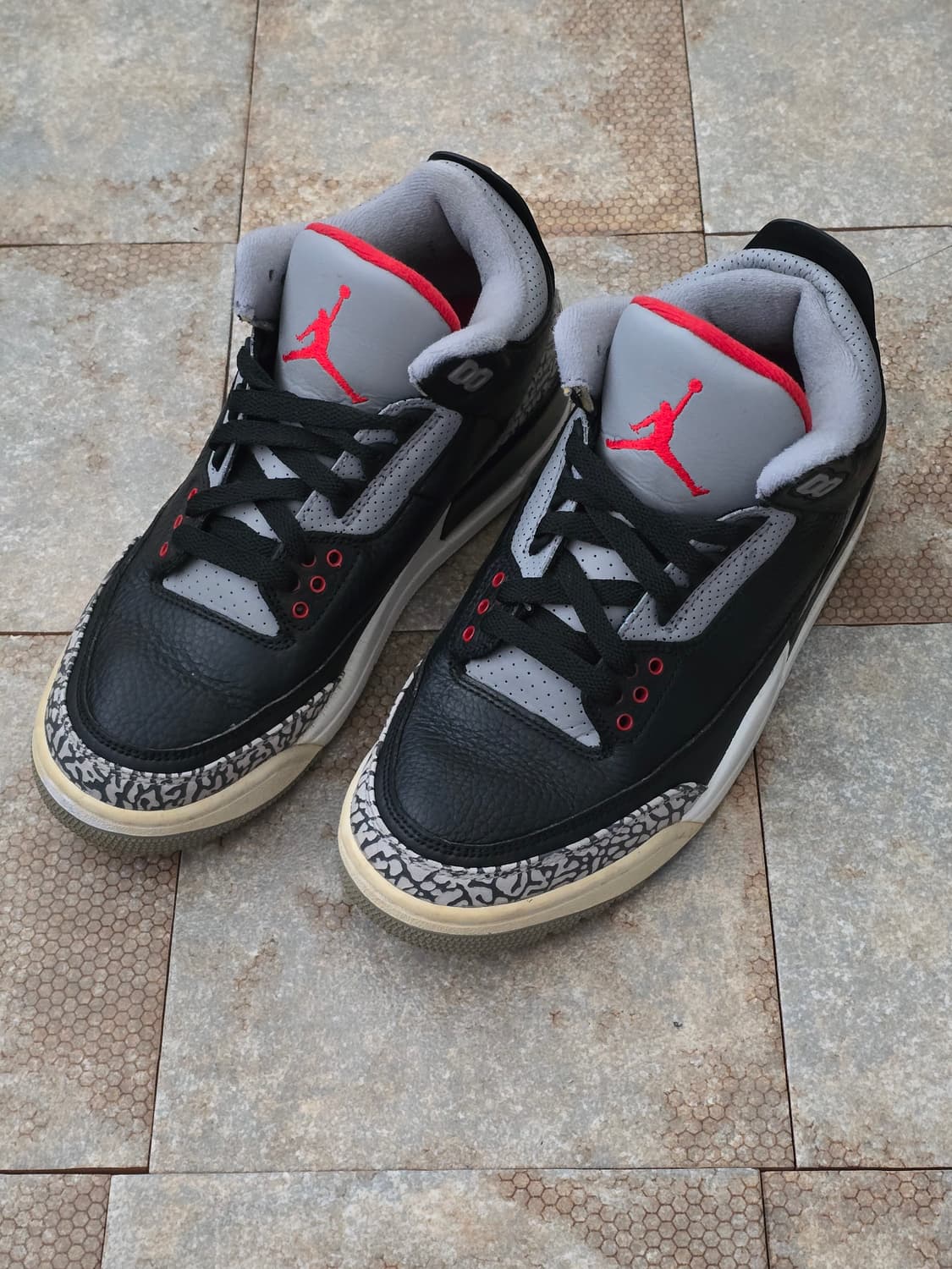 (250)나이키 에어 조던 3 블랙 시멘트  상품이미지1