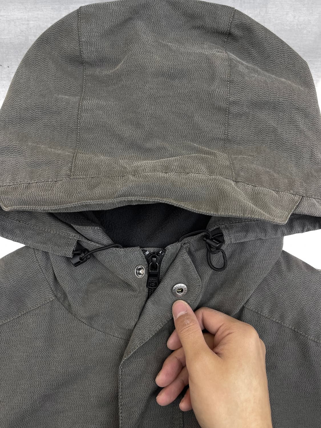 아르마니 익스체인지 플리스 라인 후디드 파카  상품이미지4