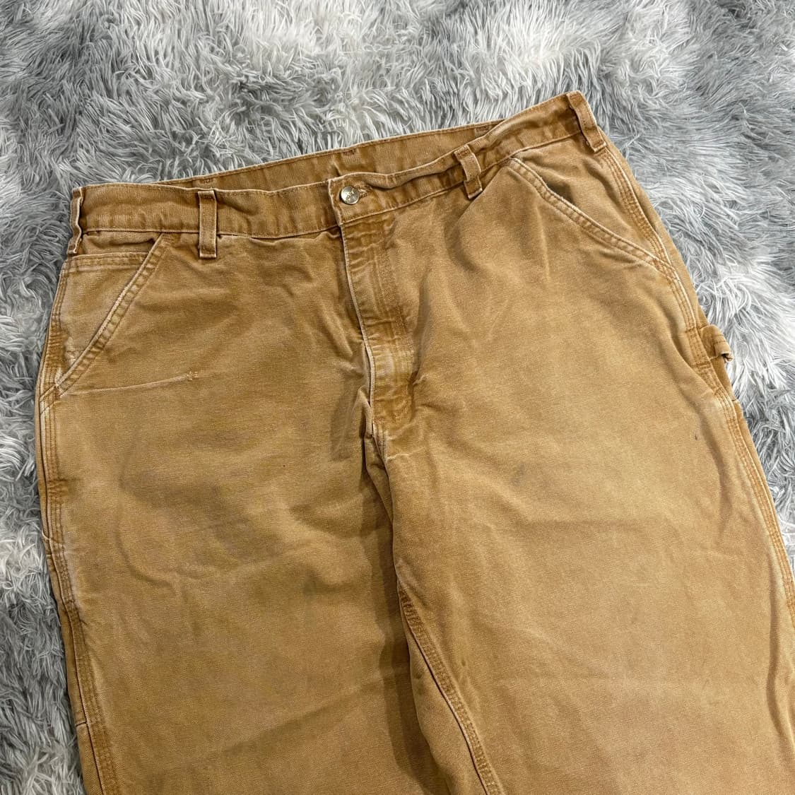 빈티지 칼하트 B11 BRN 싱글니 카펜터 팬츠 상품이미지5