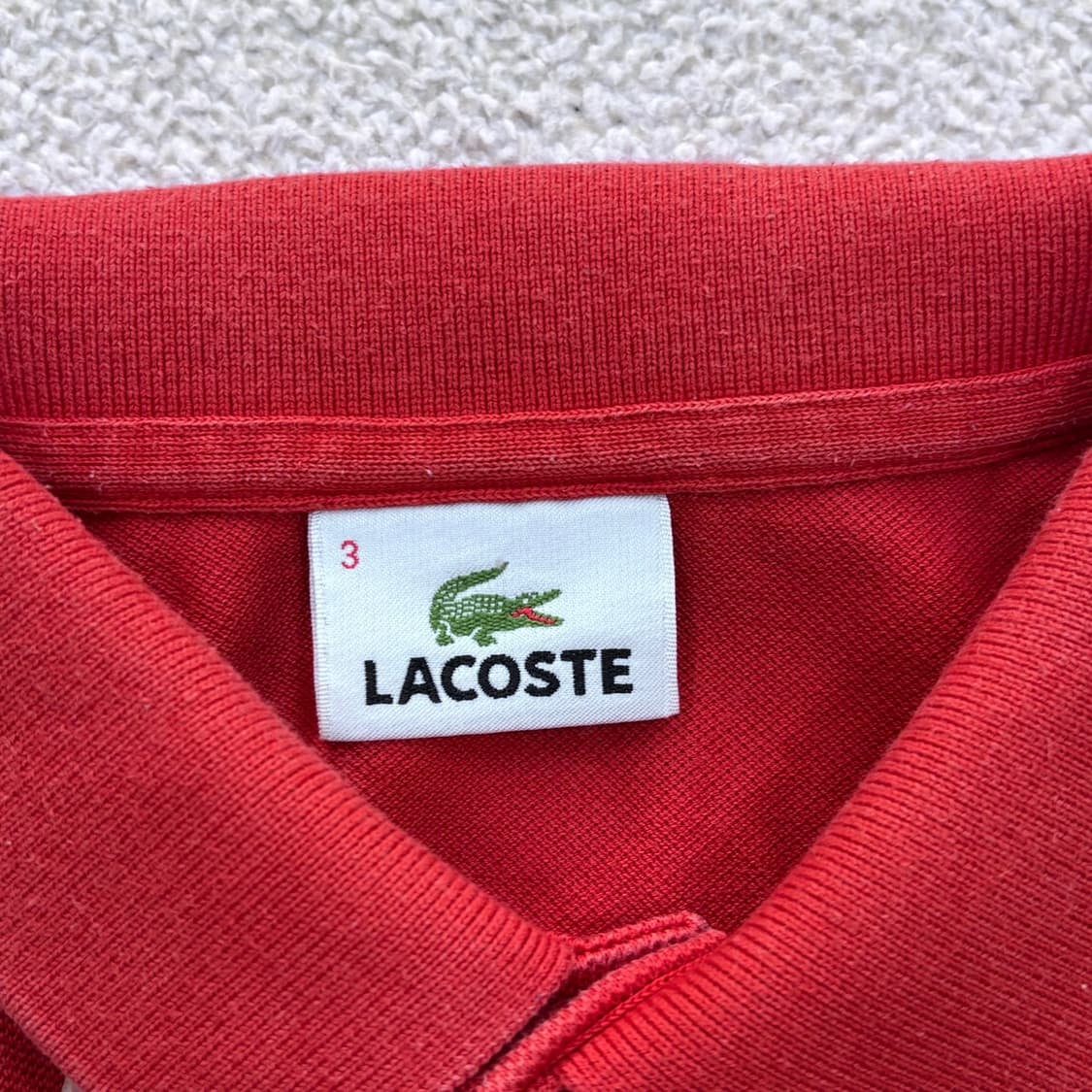 3 라코스테 반팔 카라 티셔츠 0409E 상품이미지3