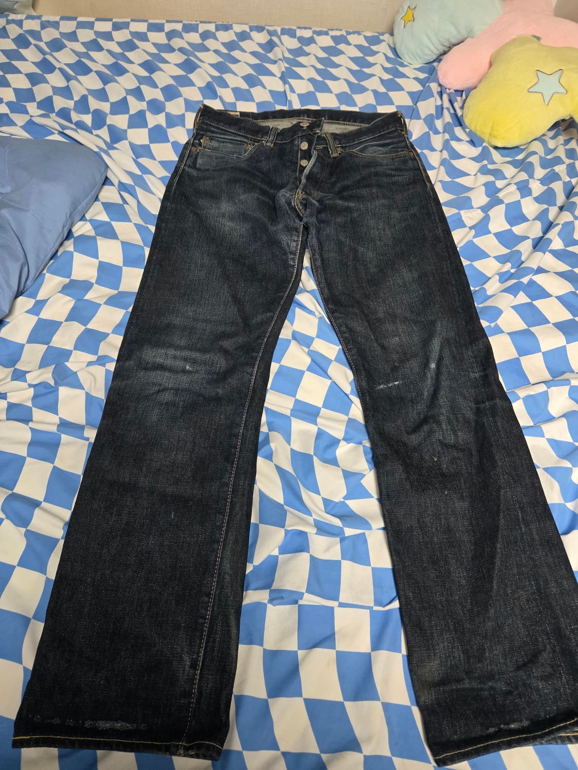 모모타로진 스트레이트 핏 셀비지 상품이미지1