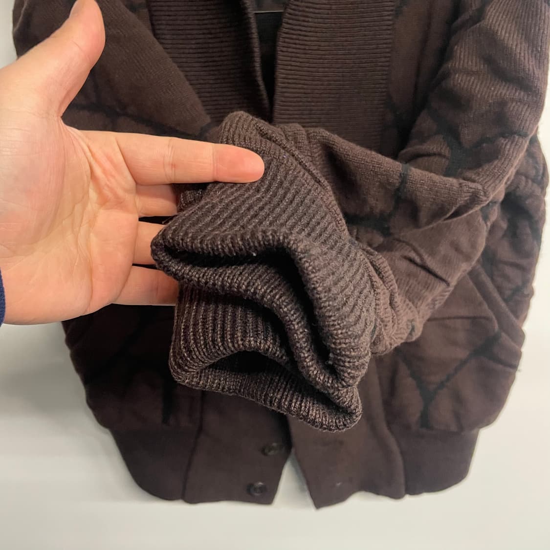 이세이미야케 주름가공 울 가디건 상품이미지6