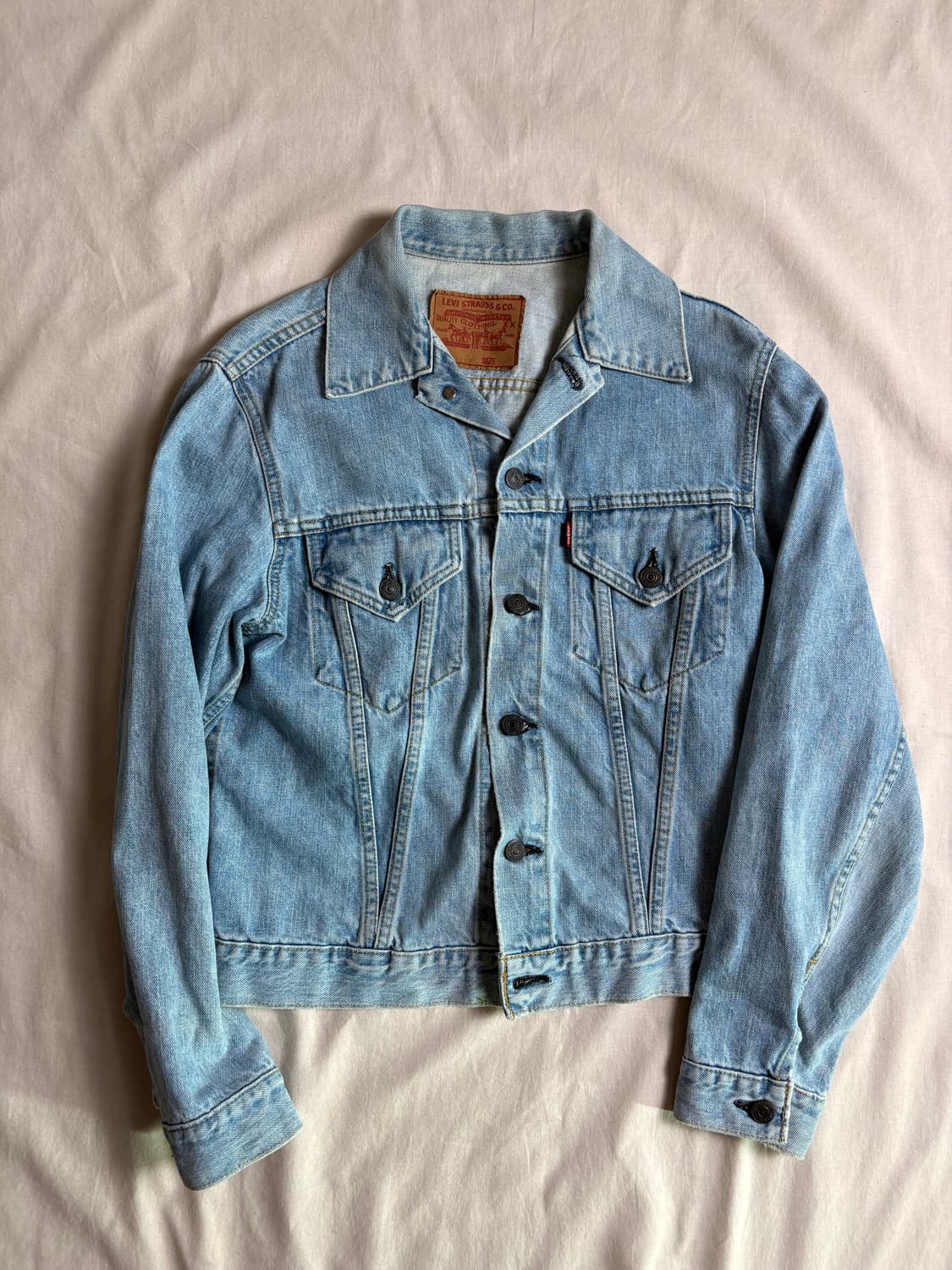 90s Levis 리바이스 데님 트러커 자켓 M 상품이미지1