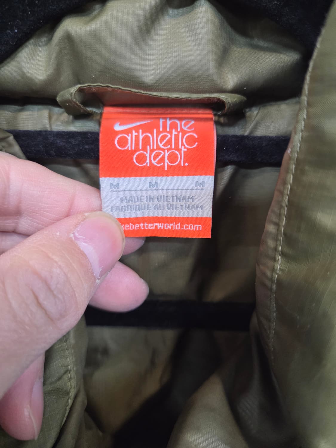 나이키 올드스쿨 배색 패딩조끼 m 상품이미지3