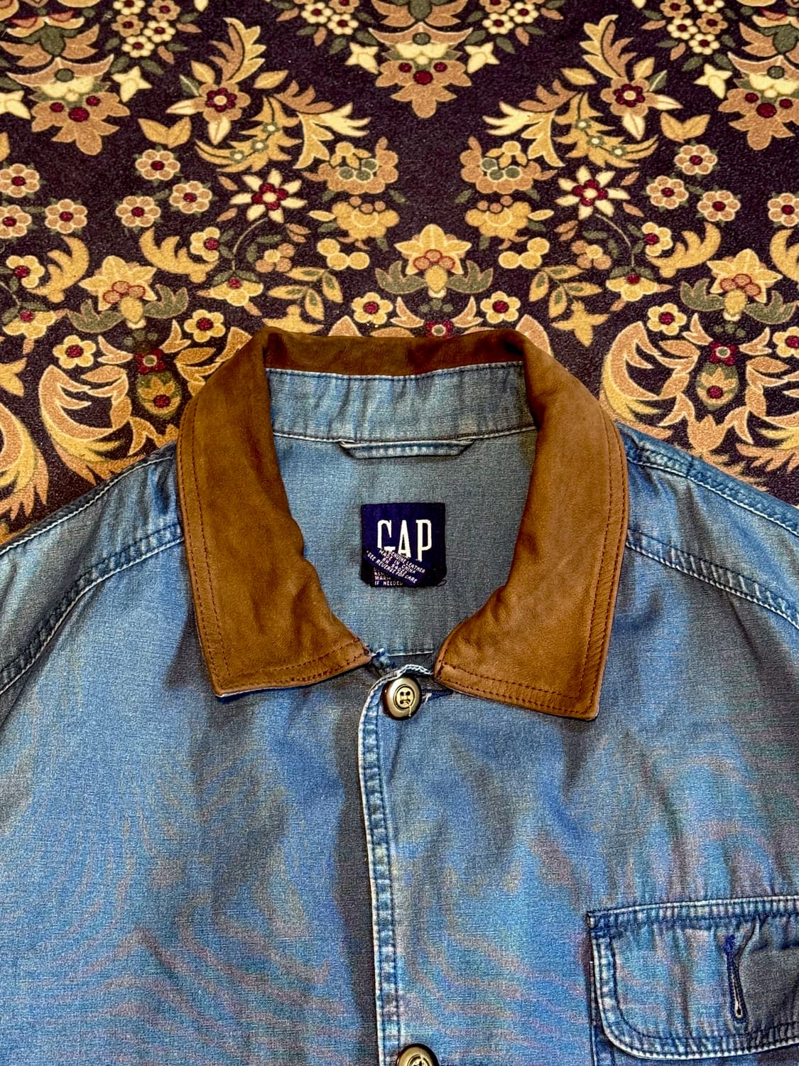 90s 올드 갭 트윌코튼 헌팅자켓 상품이미지2