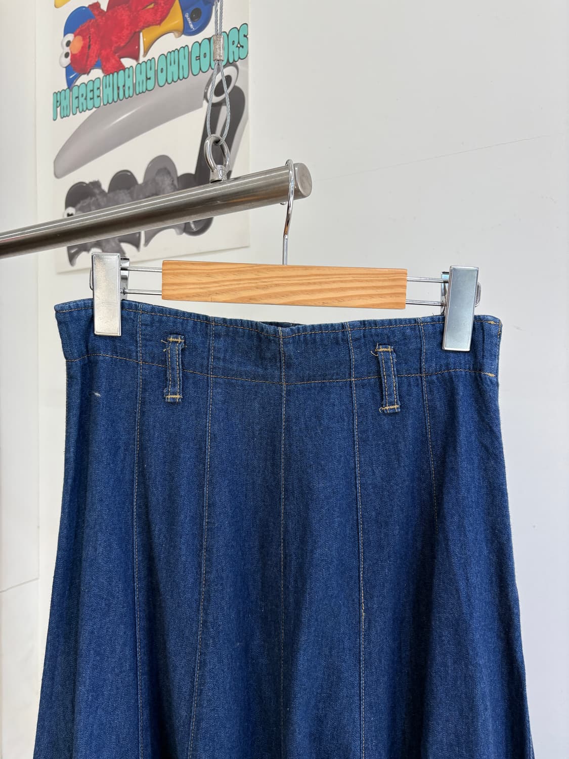 ZAZIE (Made in Japan) 데님스커트 상품이미지2