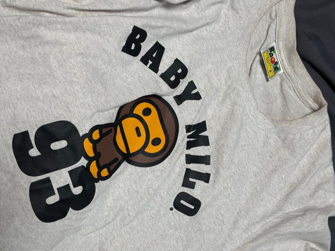 베이프 베이비 마일로 반팔  상품이미지1