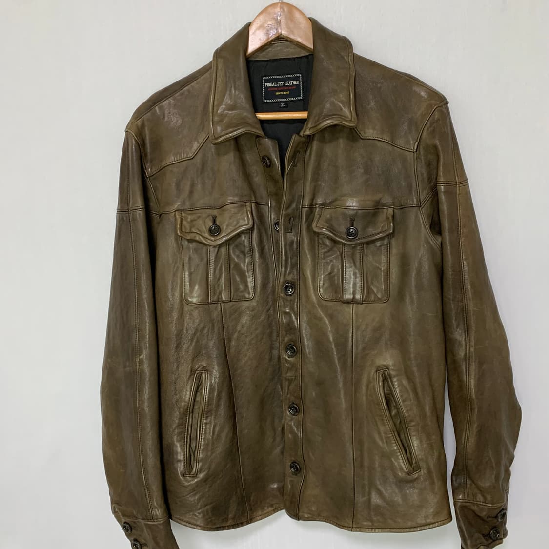 Pineal Jet Leather 양가죽 리얼레더 자켓 XL 디올st 상품이미지5