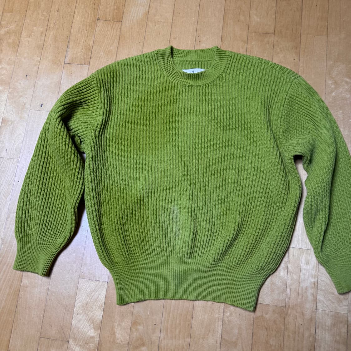 이얼즈어고 패치니트 그린 M 상품이미지1