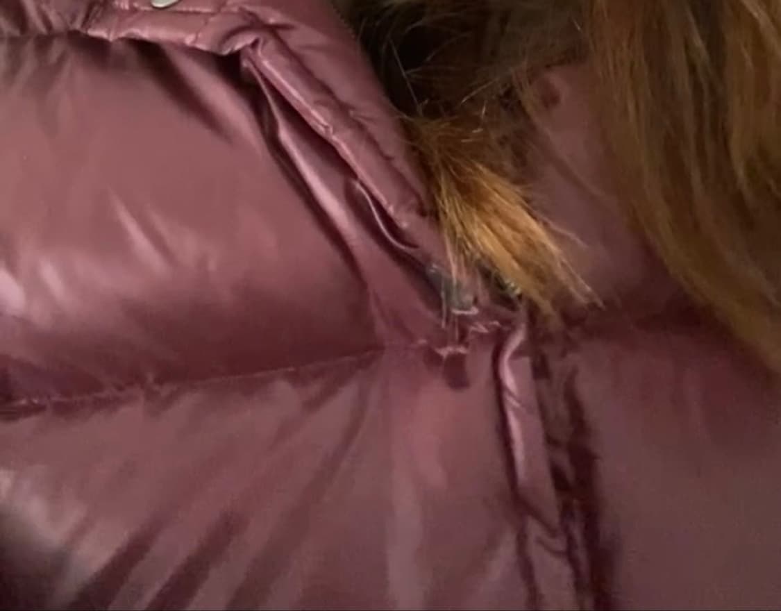 와인색 패딩 조끼 상품이미지5