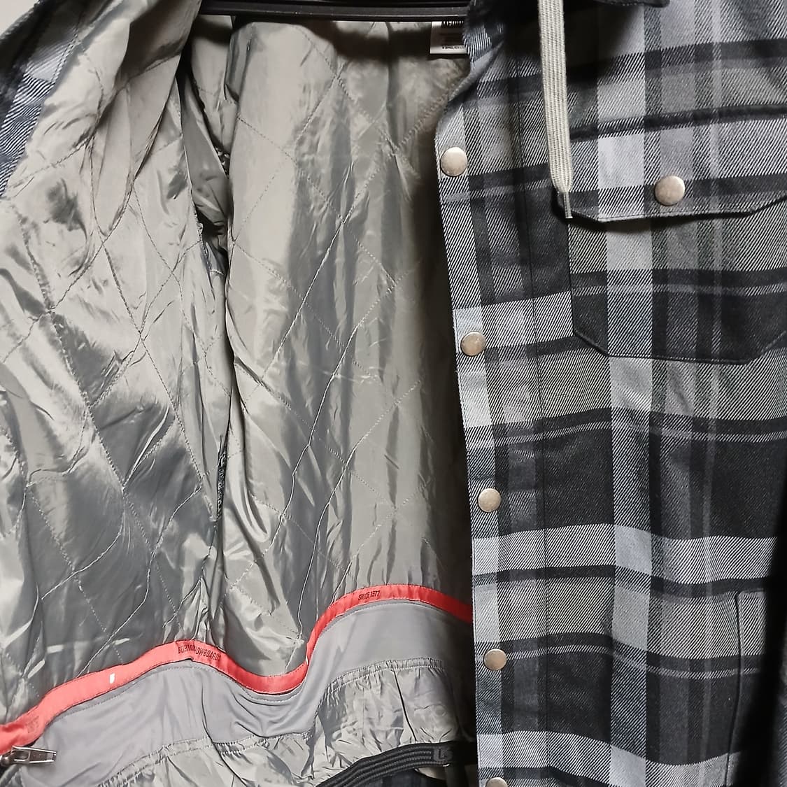 burton 버튼 스노우보드 자켓 스키 점퍼 체크 겨울 상품이미지5