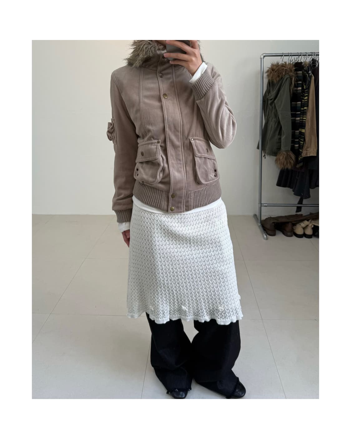 빈티지 벨벳 자켓  상품이미지1