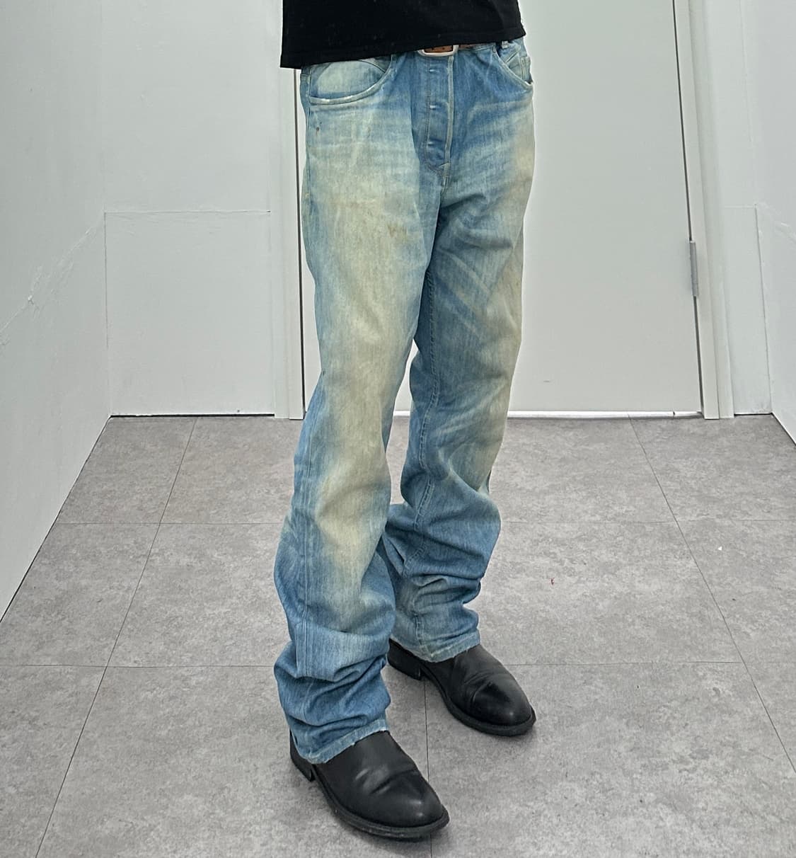 Back Number back zipper detail sagging d 상품이미지1