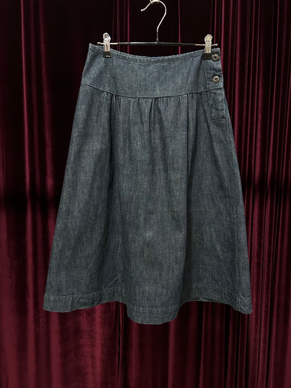R by 45RPM denim A-line skirt  상품이미지1