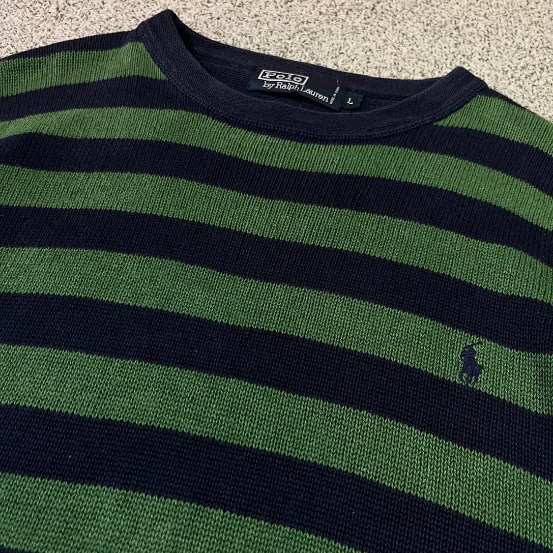 폴로 스트라이프 니트 상품이미지2