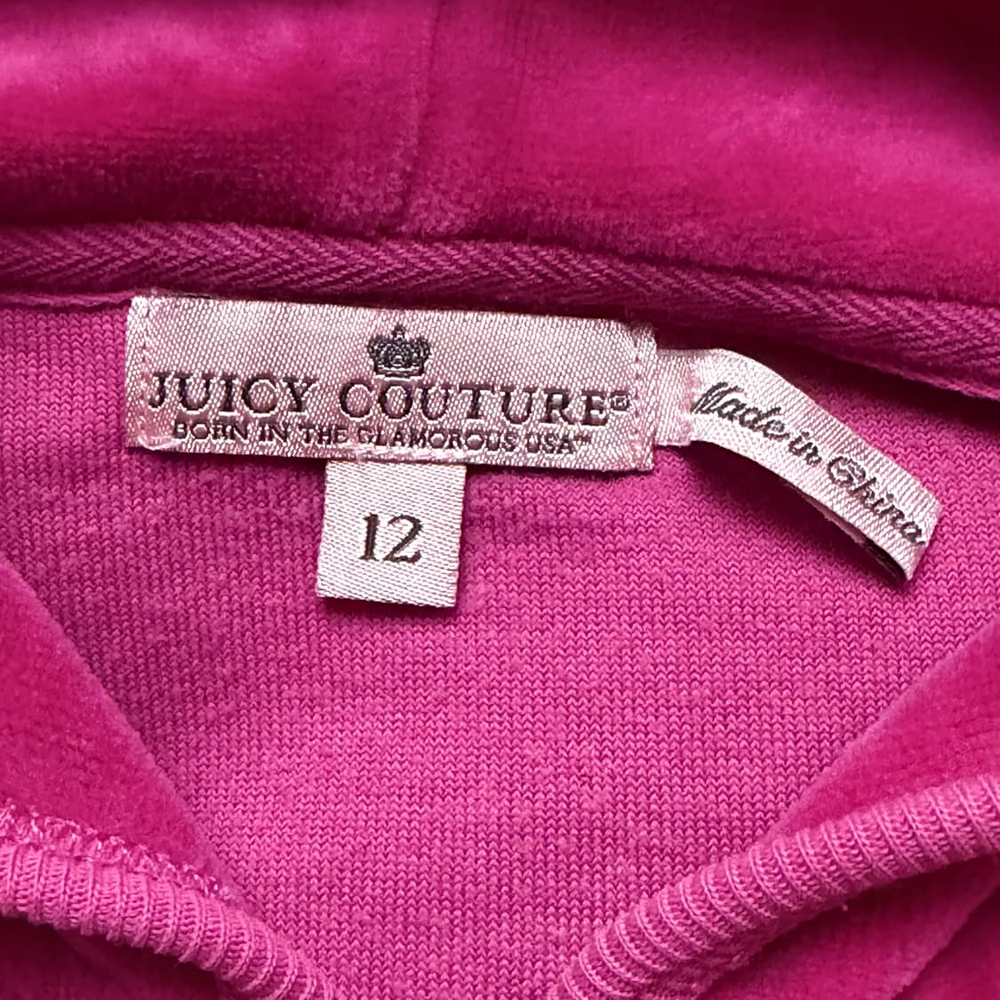 쥬시꾸뛰르 벨벳 후드집업 트레이닝자켓 상품이미지3