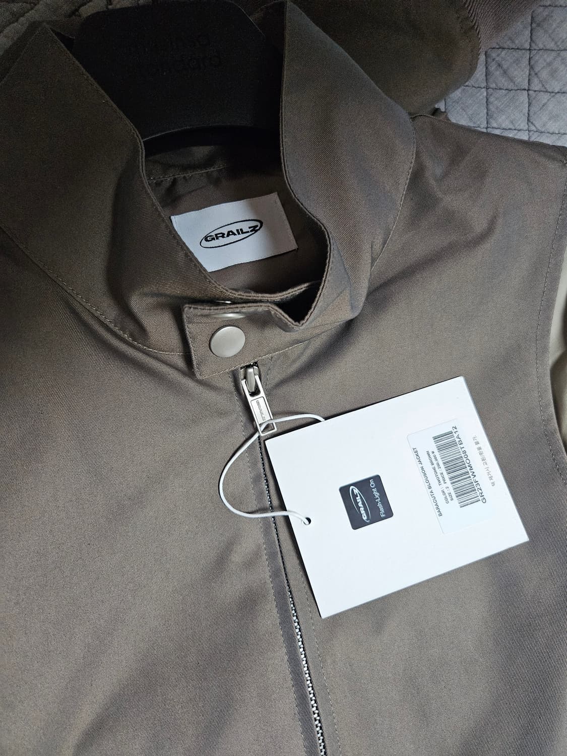 [2] 그레일즈 바라쿠타 블루종 자켓 투톤 브라운 상품이미지3