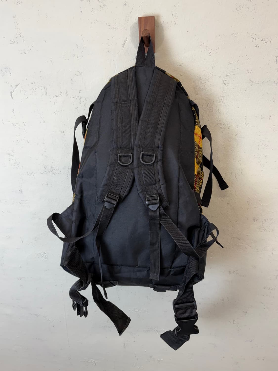 해리스트위드 90s 빈티지 체크 트위드 마운틴 백팩 상품이미지2