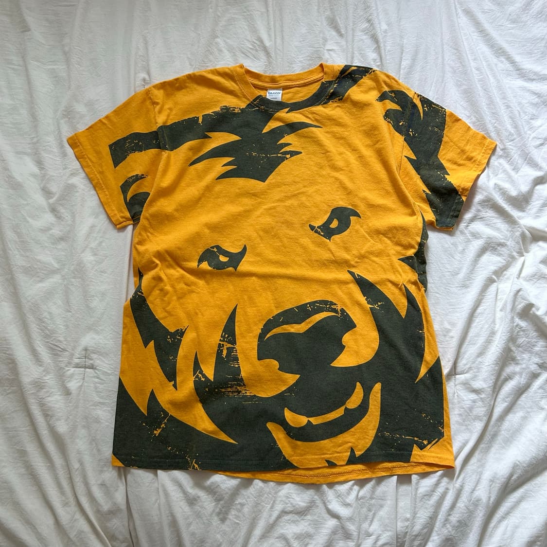 Vintage UNC Bear Printing T-shirts 상품이미지2