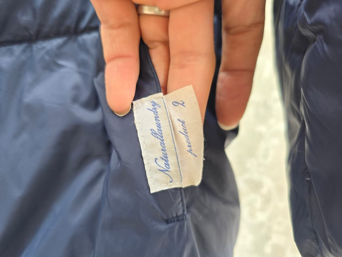 일본 네추럴 런드라이 패딩 양면 코트 상품이미지4