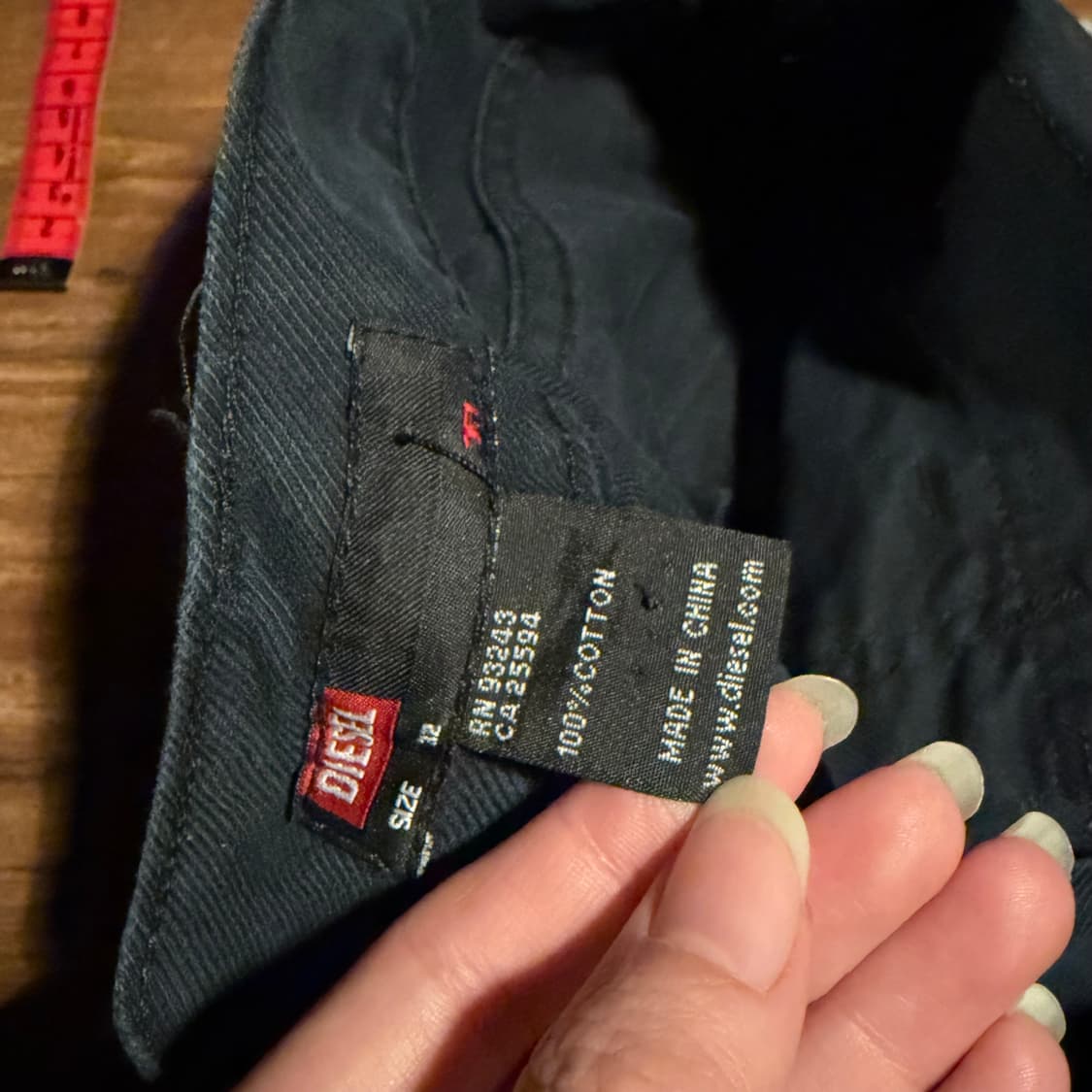 DIESEL DETAIL COTTON PANTS 상품이미지6