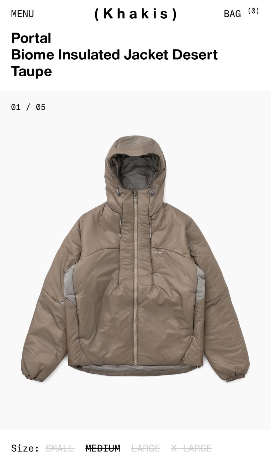 Portal 경량패딩 상품이미지1