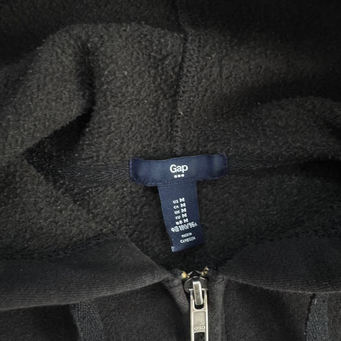 Gap 갭 블랙 후드집업  상품이미지5