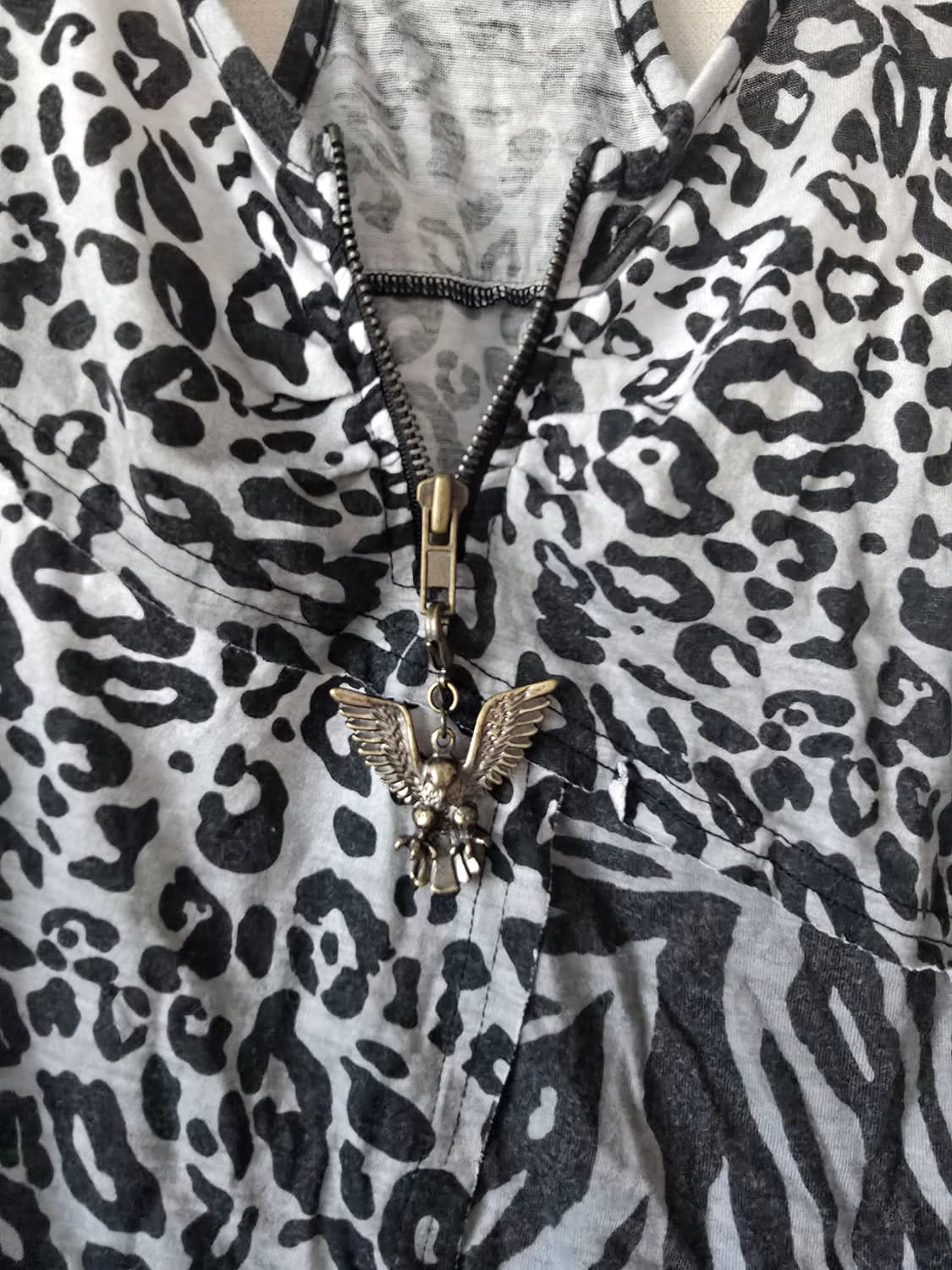 d.i.a 호피 지브라 나시 탑 상품이미지2